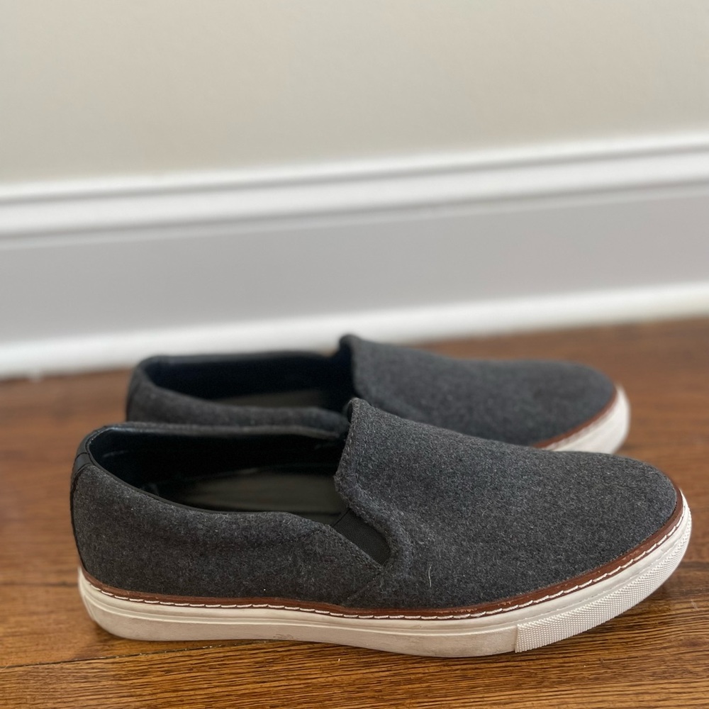 Massimo Dutti gray wool slip on sneakers size 40 women